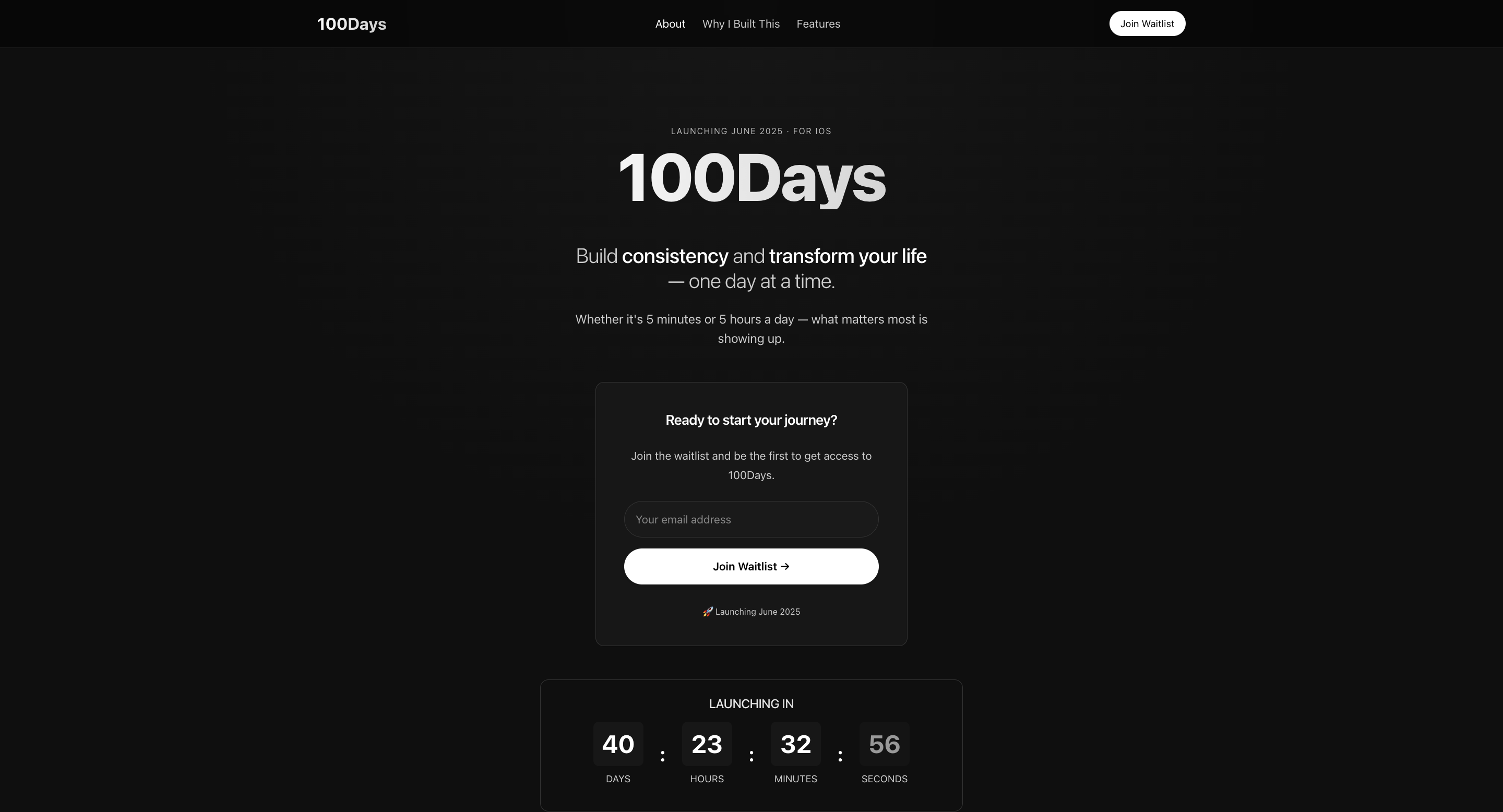 100Days App